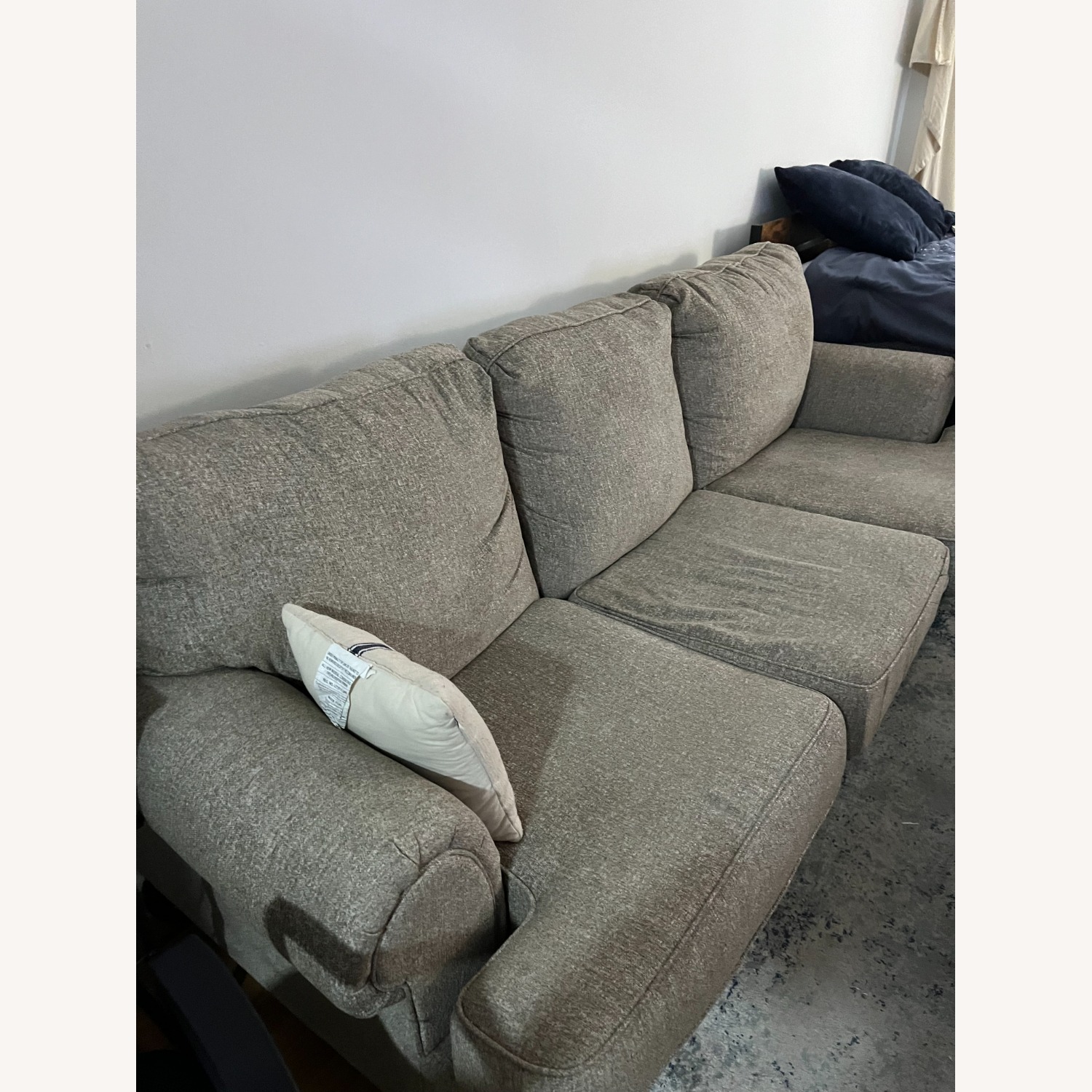 Ashley Furniture Beige Kananwood Sofa - image-2