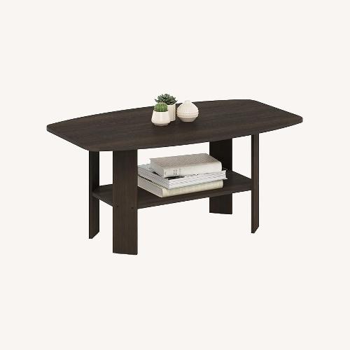 Used Dark Espresso Wood Coffee Table for sale on AptDeco