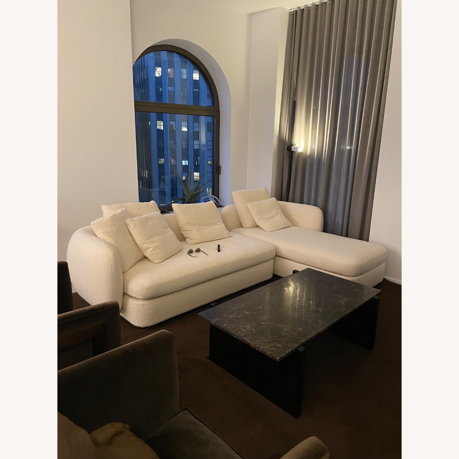 CB2 Marble Coffee Table - image-2