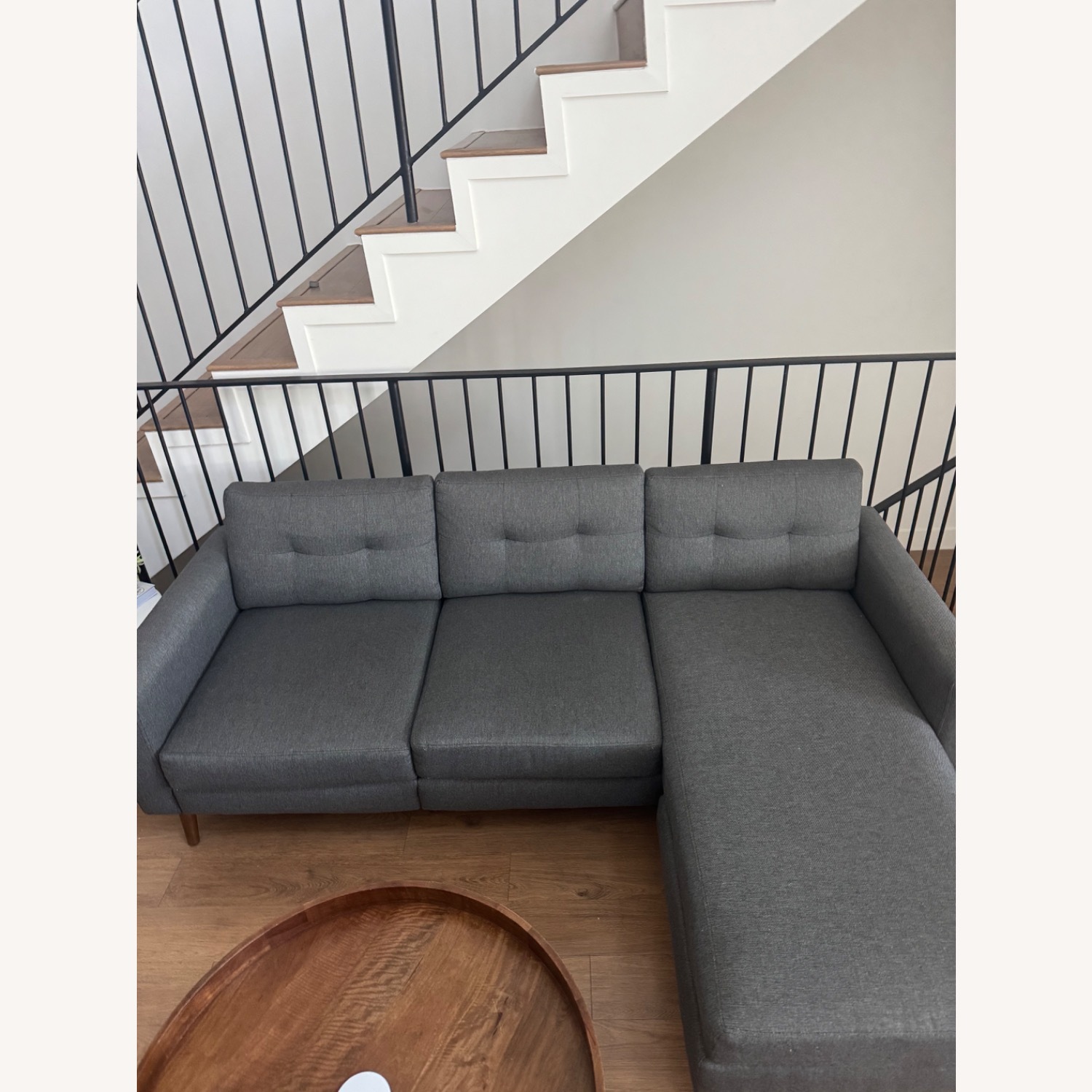 Burrow Sectional Sofa with Reversible Chaise - image-3