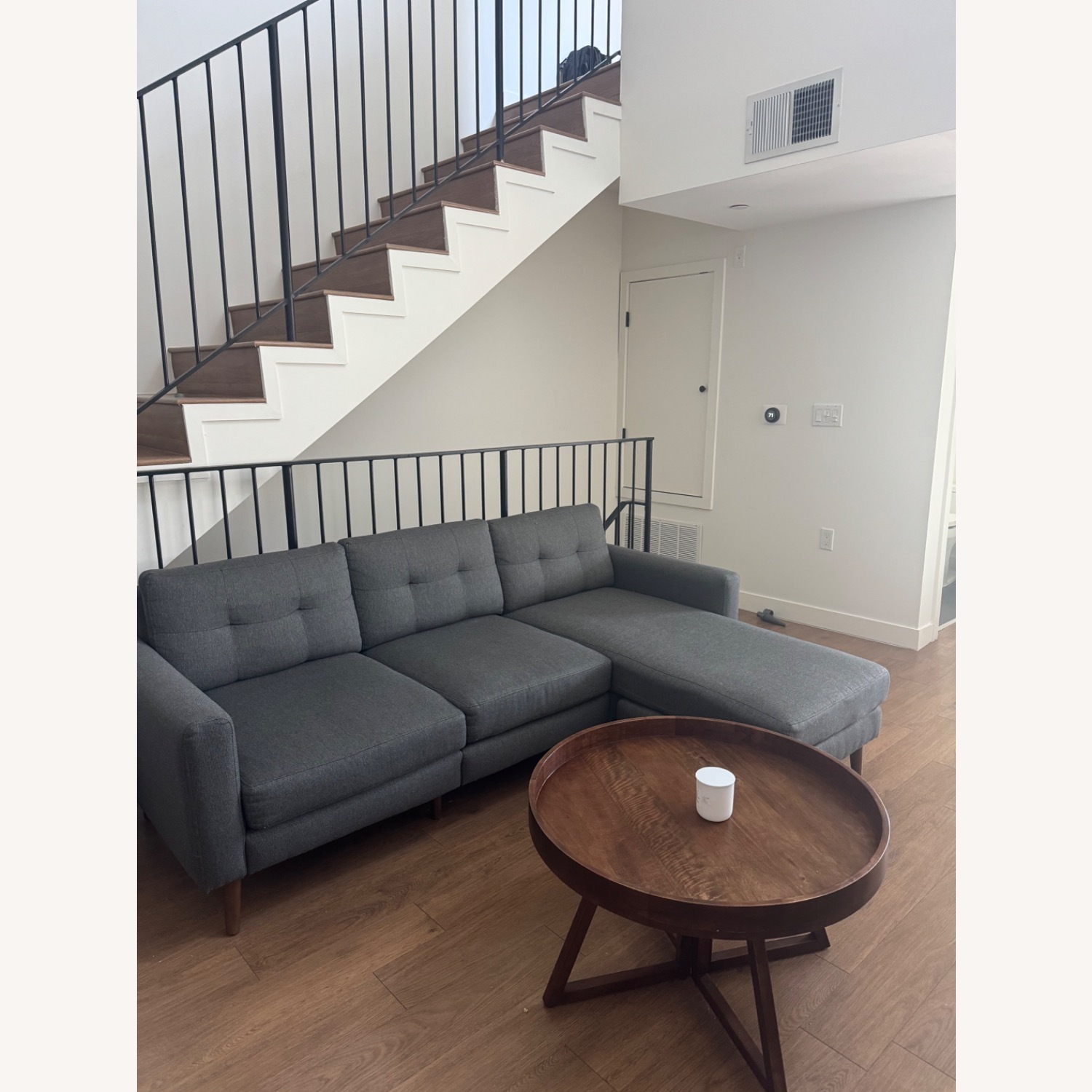 Burrow Sectional Sofa with Reversible Chaise - image-2
