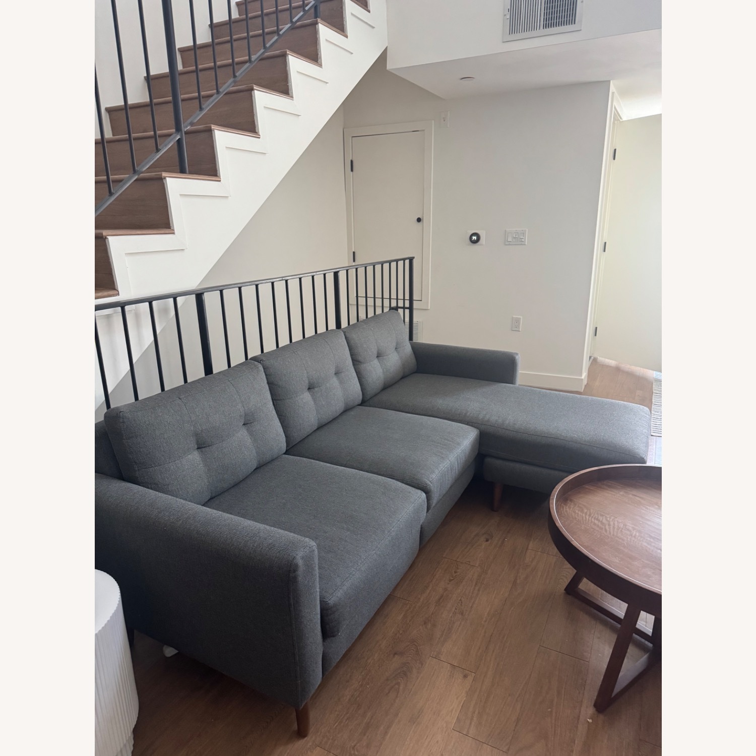 Burrow Sectional Sofa with Reversible Chaise - image-1