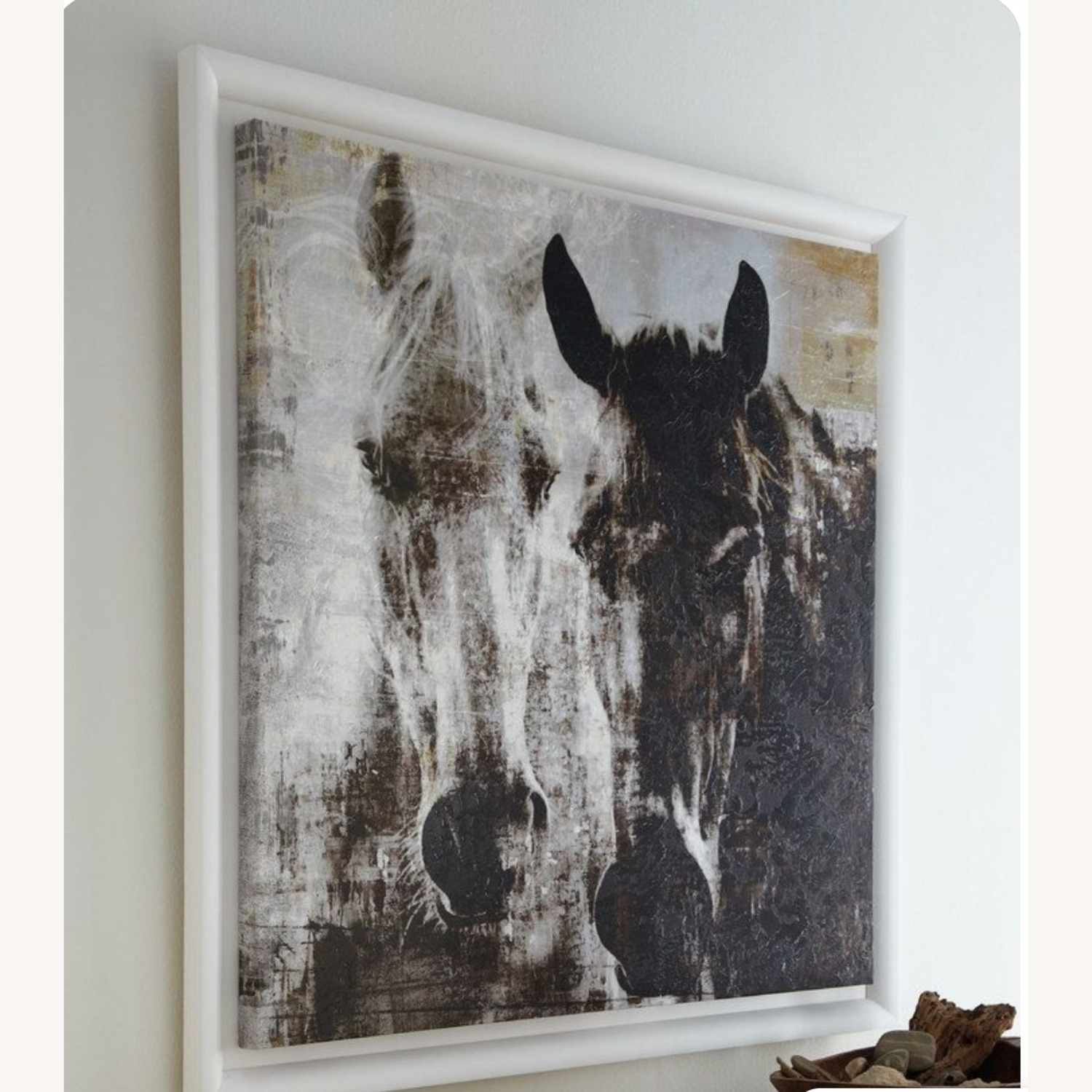 Horchow Framed Equestrian Oversized Wall Art - image-3