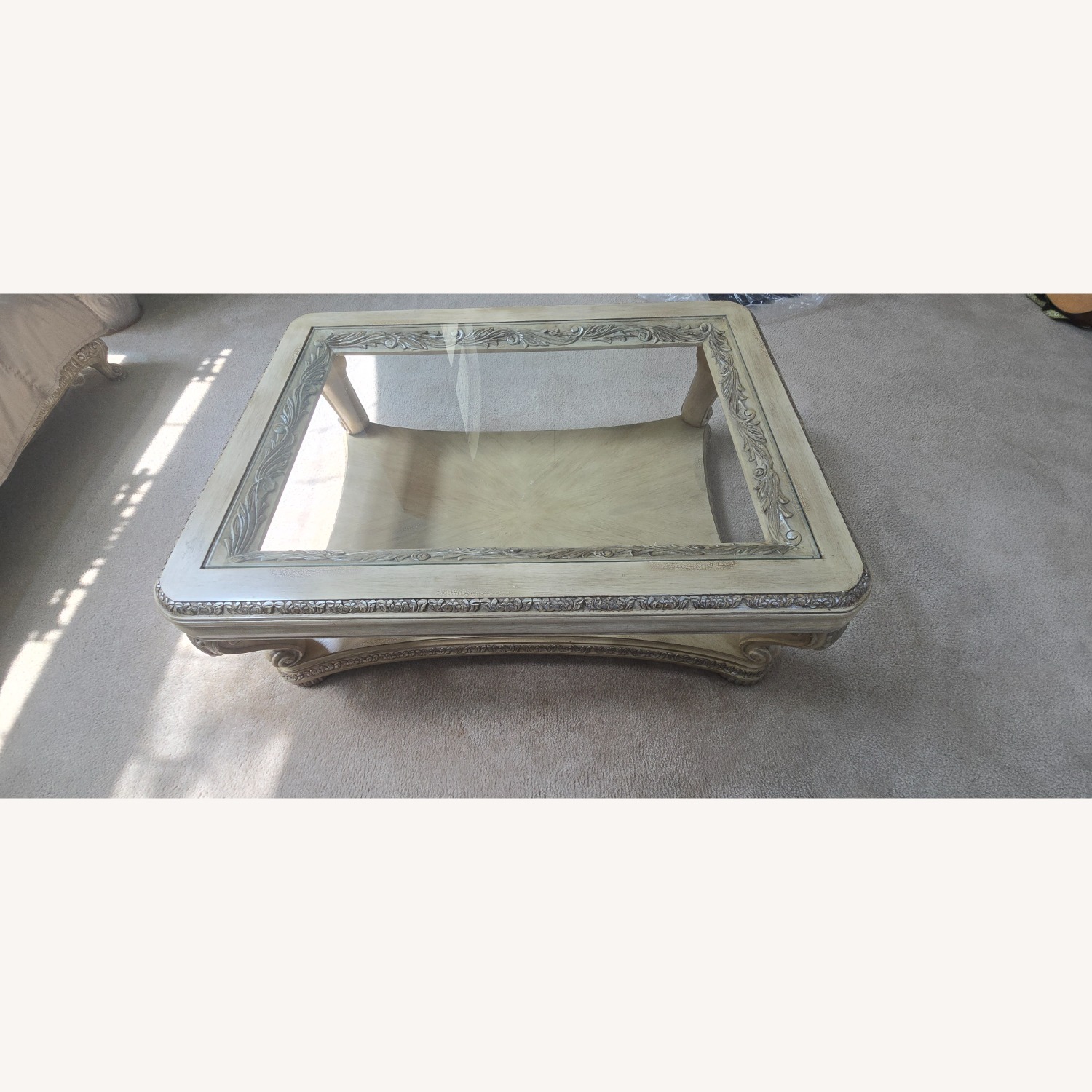 Schnadig Glass Top Coffee Table - image-4