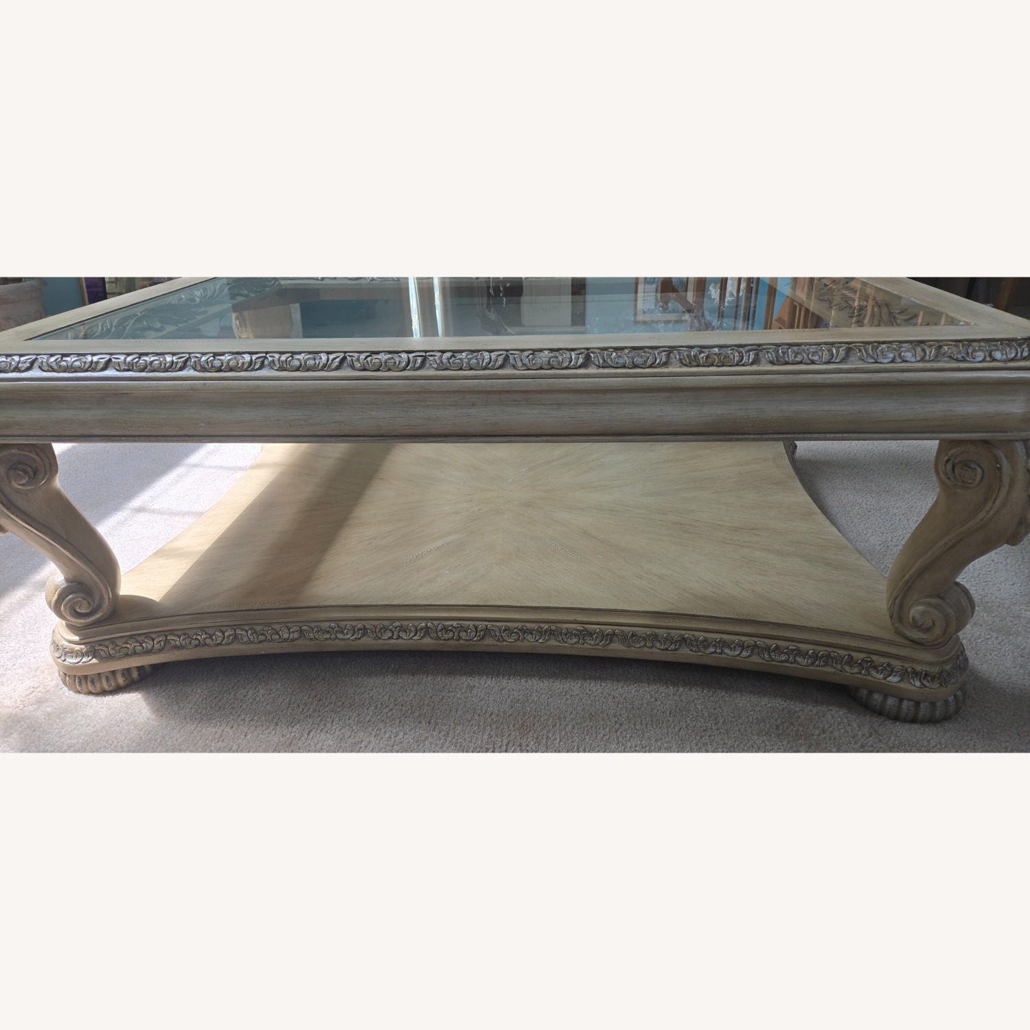 Schnadig Glass Top Coffee Table - image-3