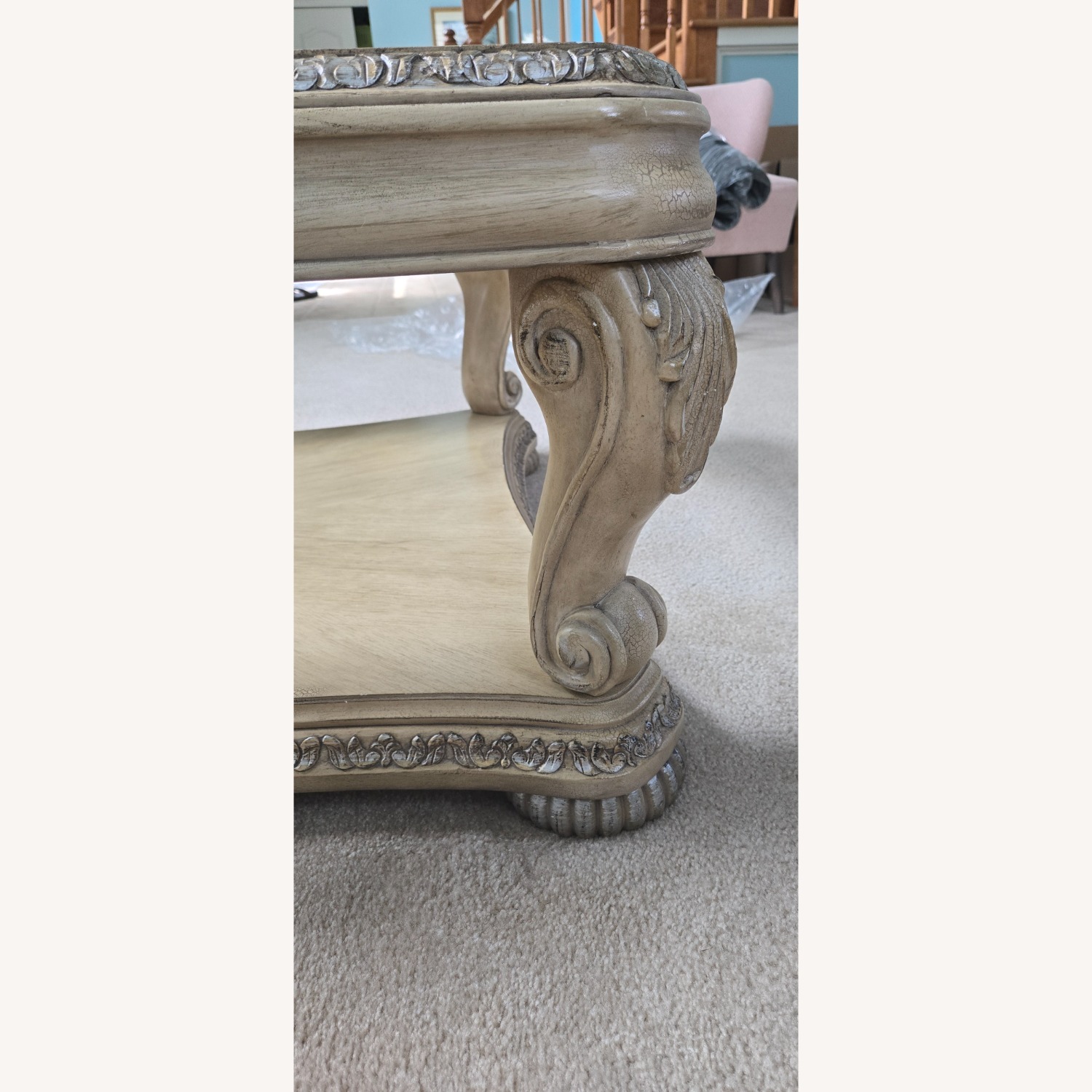 Schnadig Glass Top Coffee Table - image-5