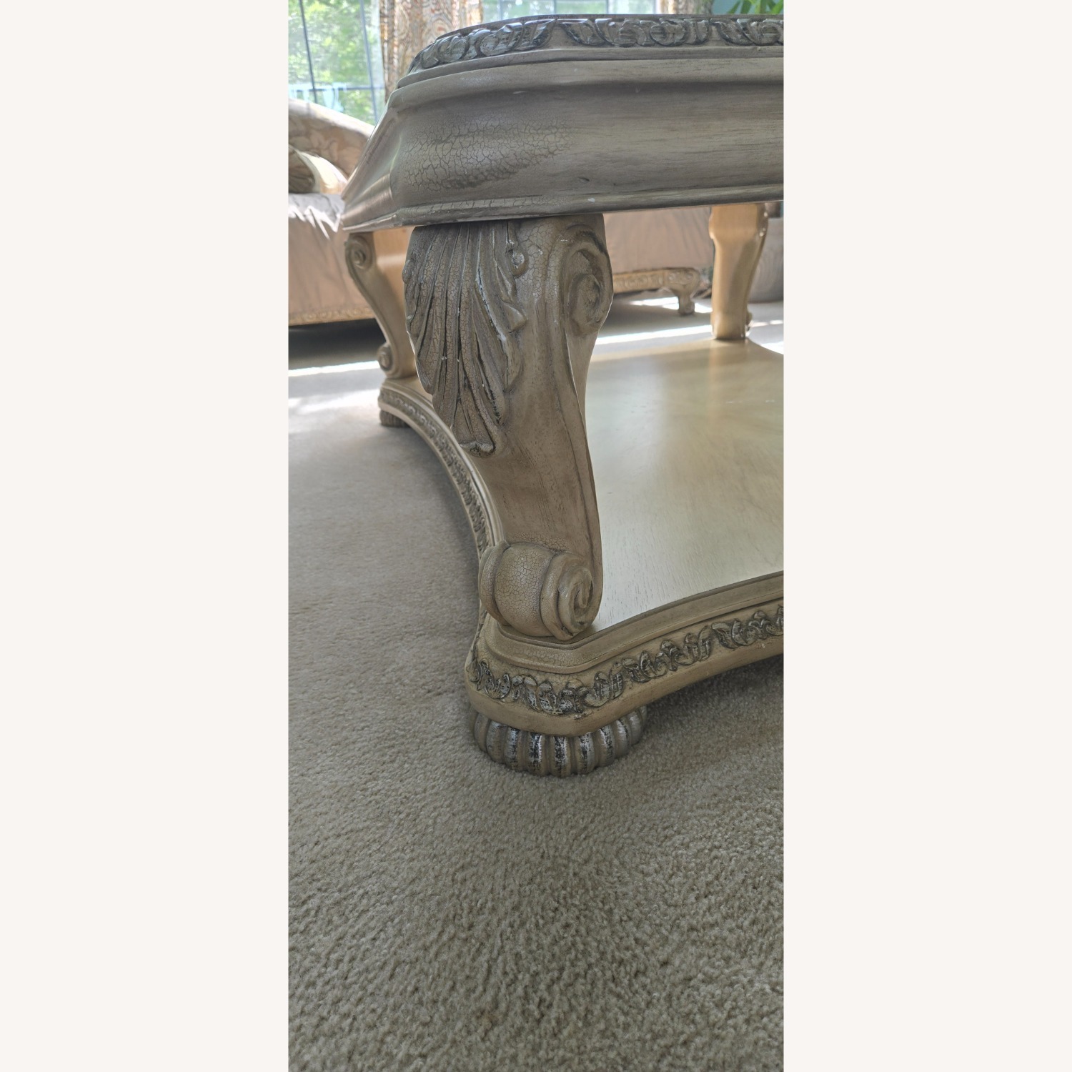 Schnadig Glass Top Coffee Table - image-6