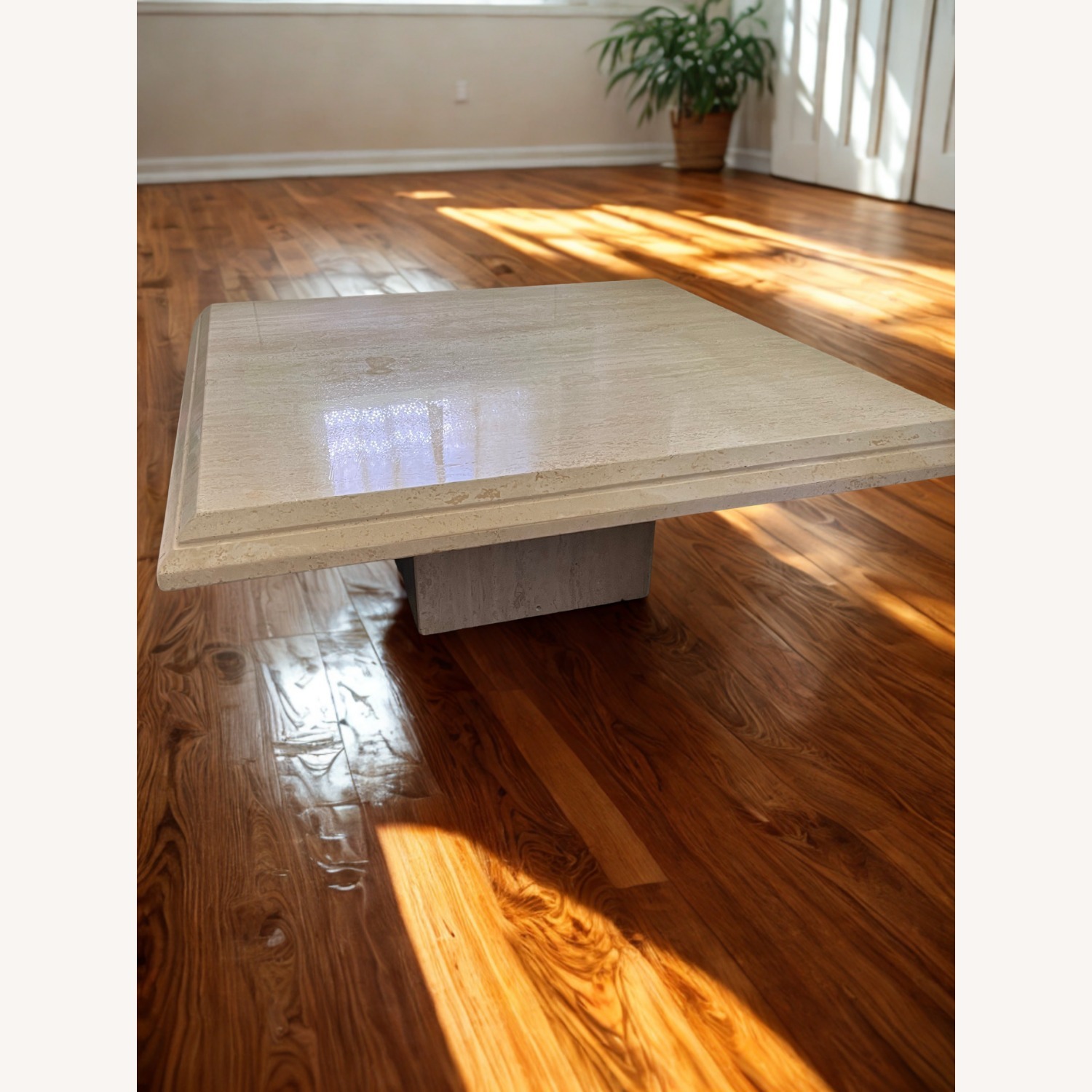 Italian Marble Coffee Table - image-1