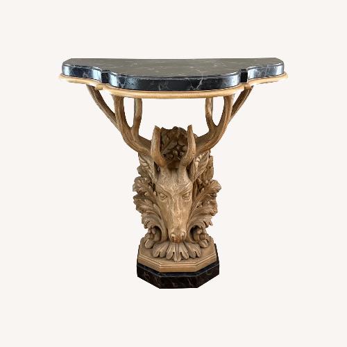 Used Antique Stag Console Table  for sale on AptDeco