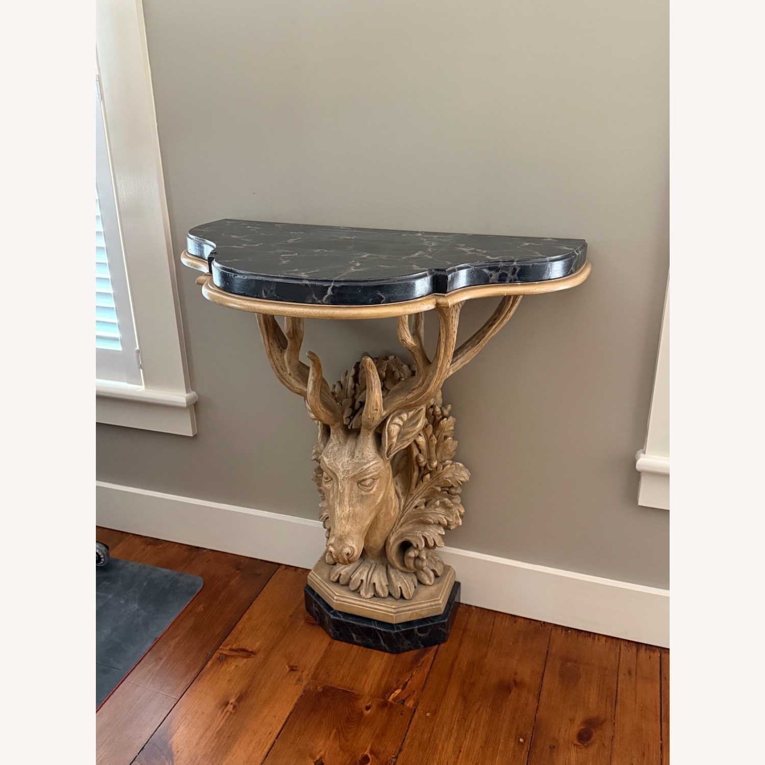 Antique Stag Console Table  - image-3