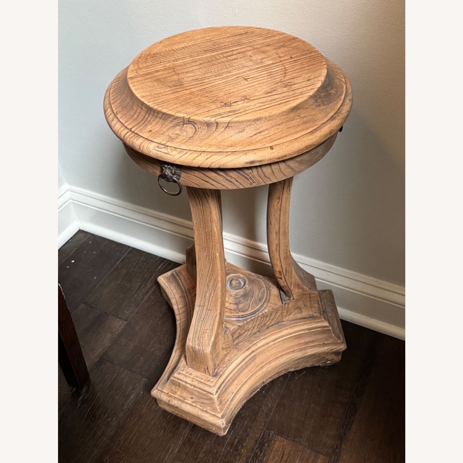 RH 18th C. Lion’s Head Side Table - image-3