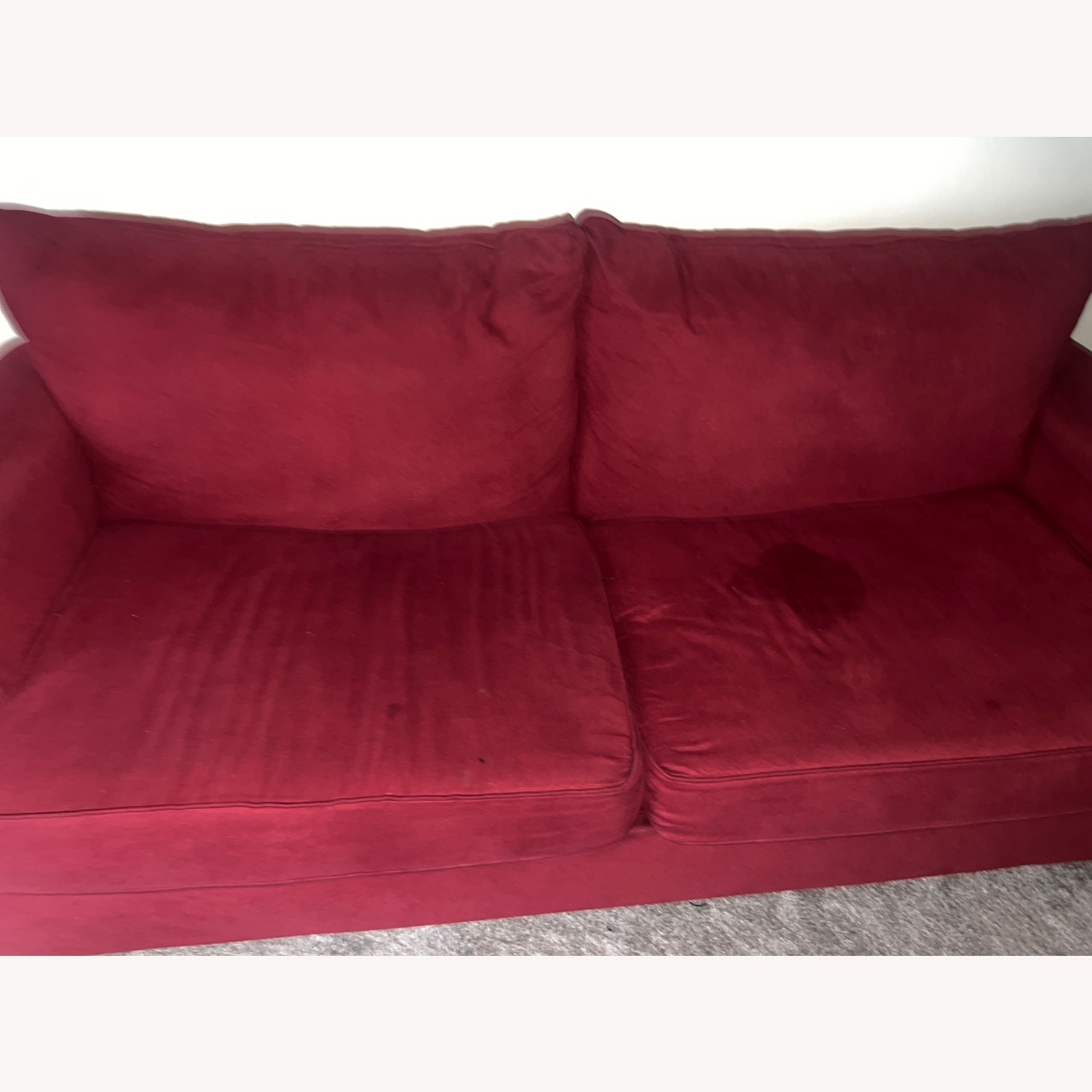 Red Sofa Couch  - image-4
