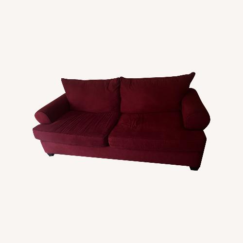 Used Red Sofa Couch  for sale on AptDeco