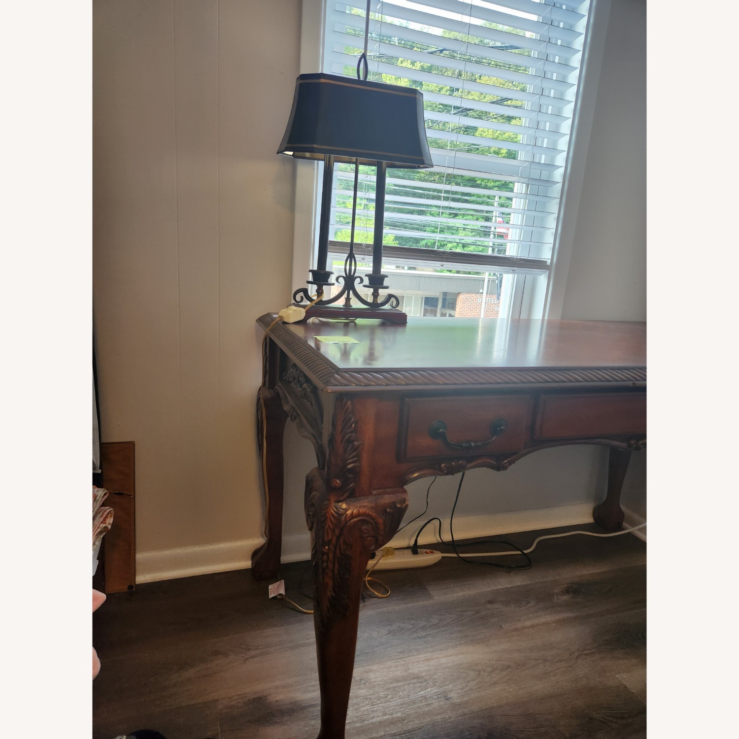 Havertys Desk with Lamp - image-2
