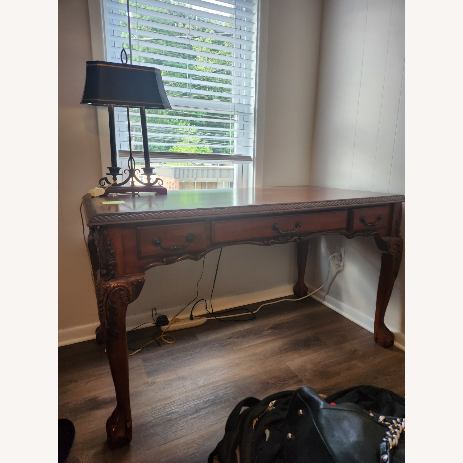 Havertys Desk with Lamp - image-1