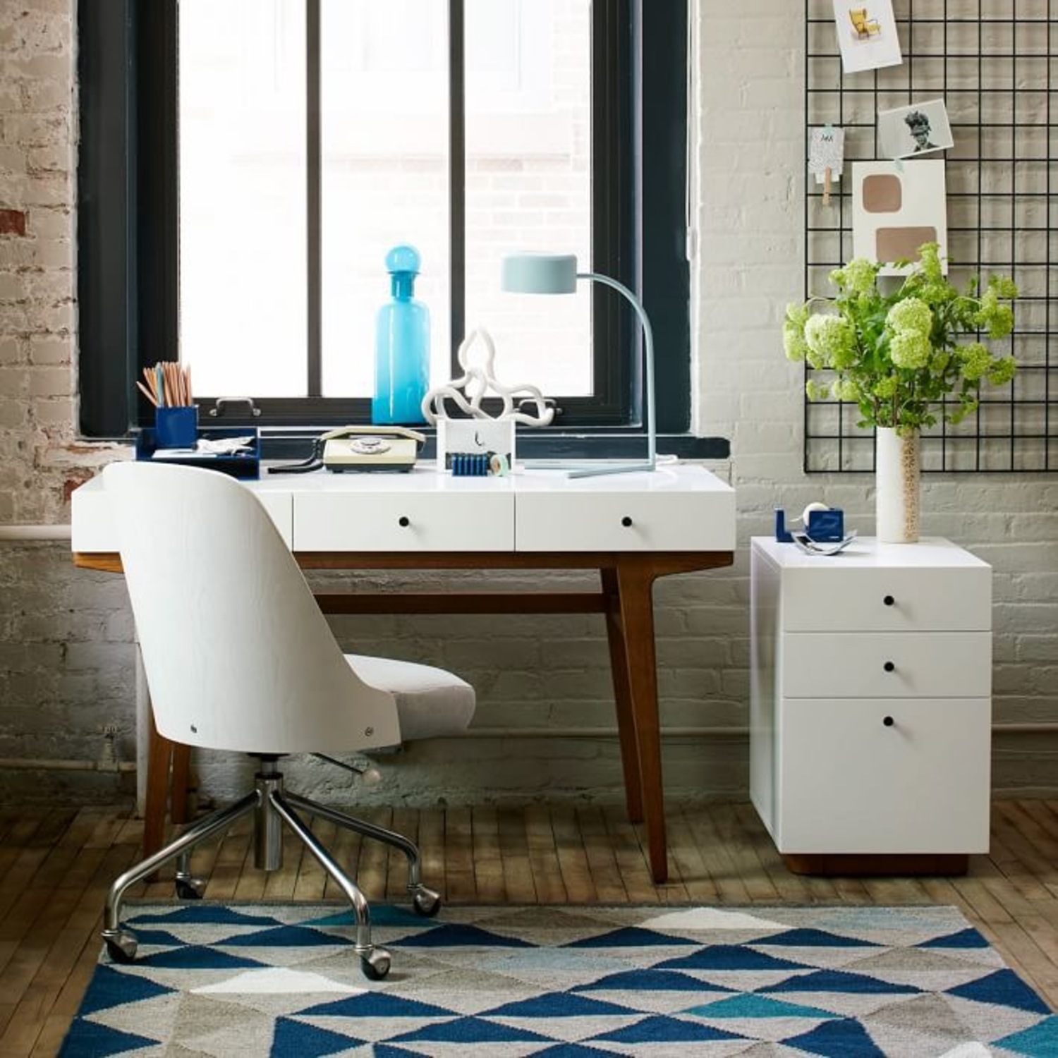 West Elm Modern Desk - image-4