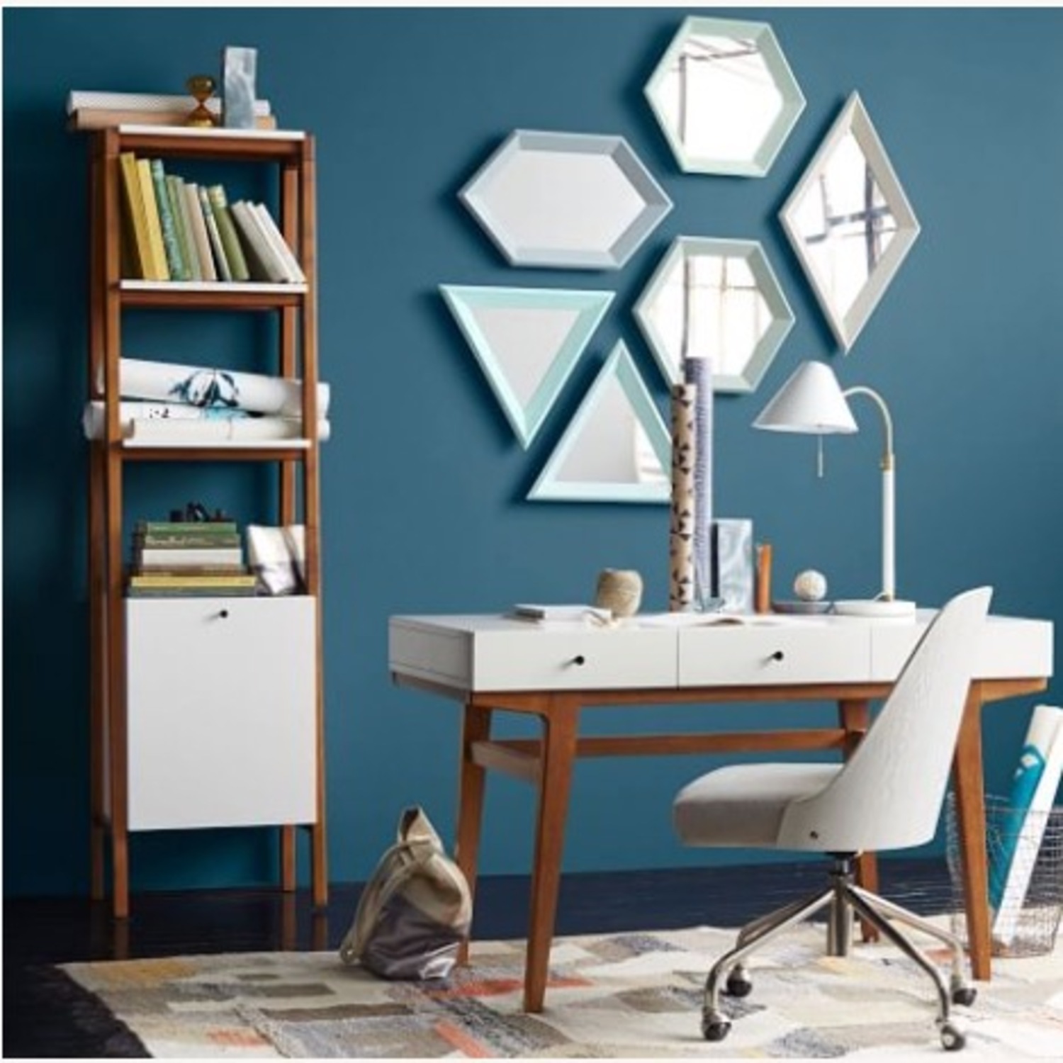 West Elm Modern Desk - image-5