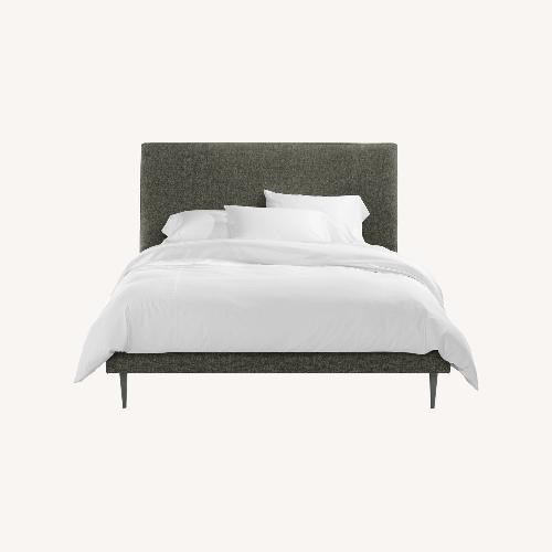 Used Room & Board Ella Grey Queen Bed for sale on AptDeco