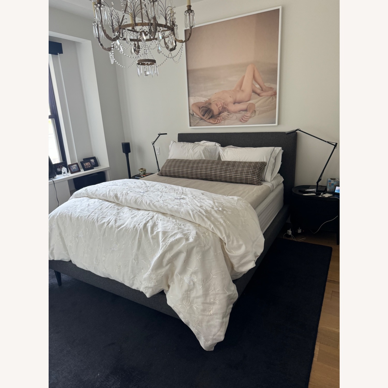 Room & Board Ella Grey Queen Bed - image-1