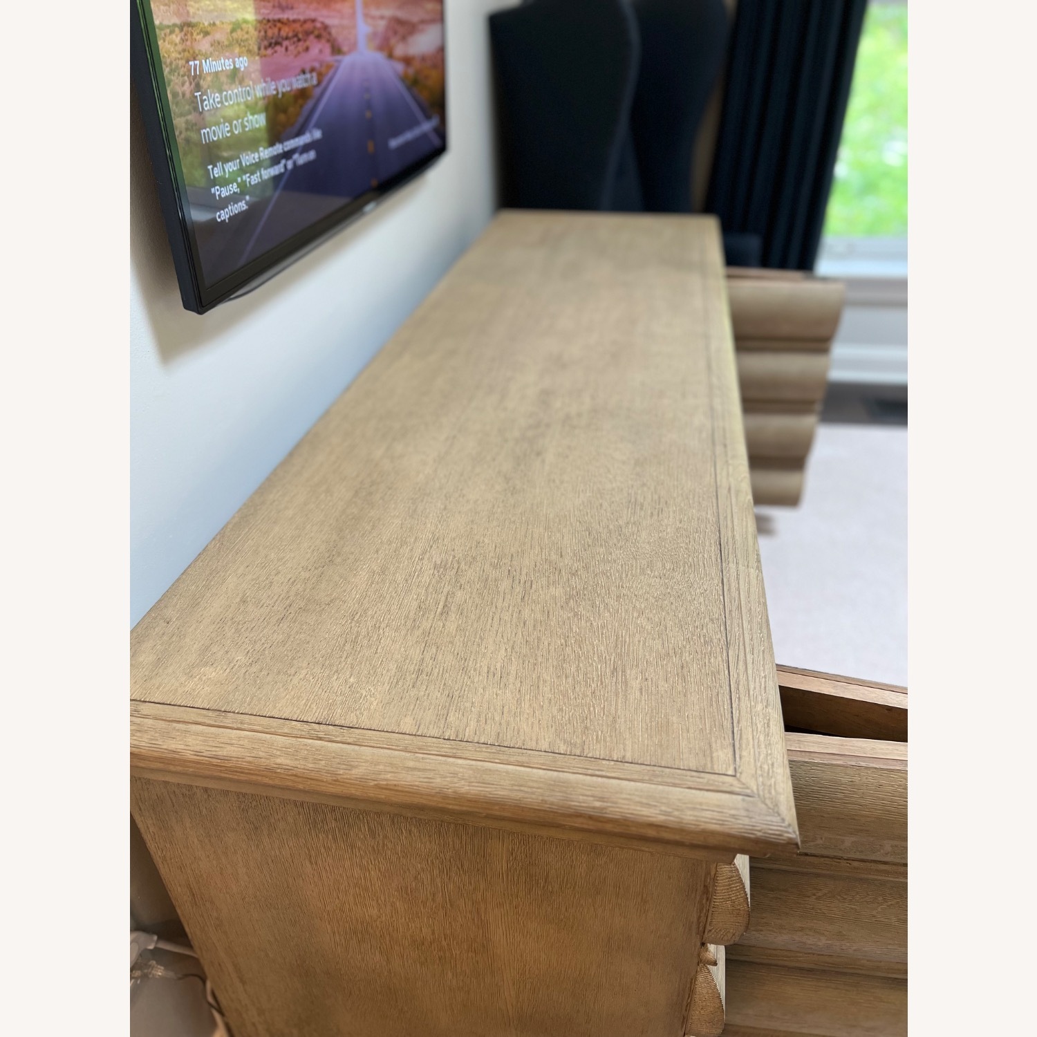 RH Antique-Style 19th Century Rounded Oak Cabinet - image-5