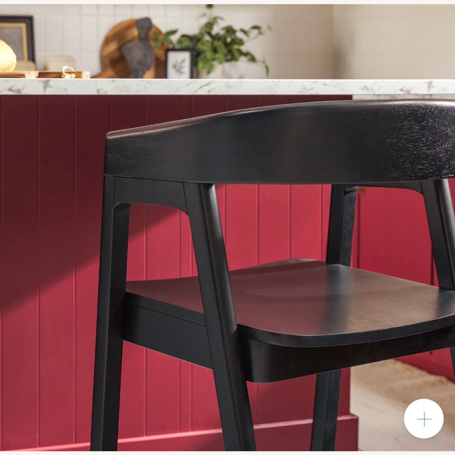 Set of 3 Counter Height Bar Stools Black - image-4