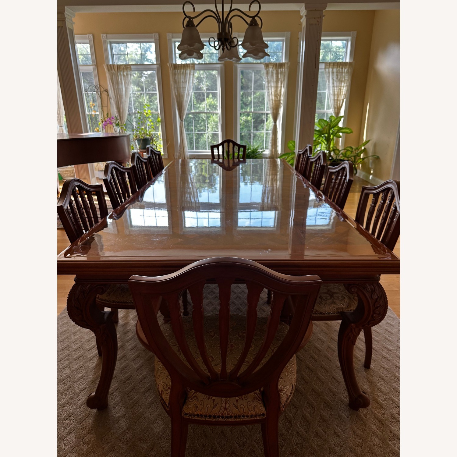 Artisan Teakwood 10-Seater Dining Table and Chairs - image-10