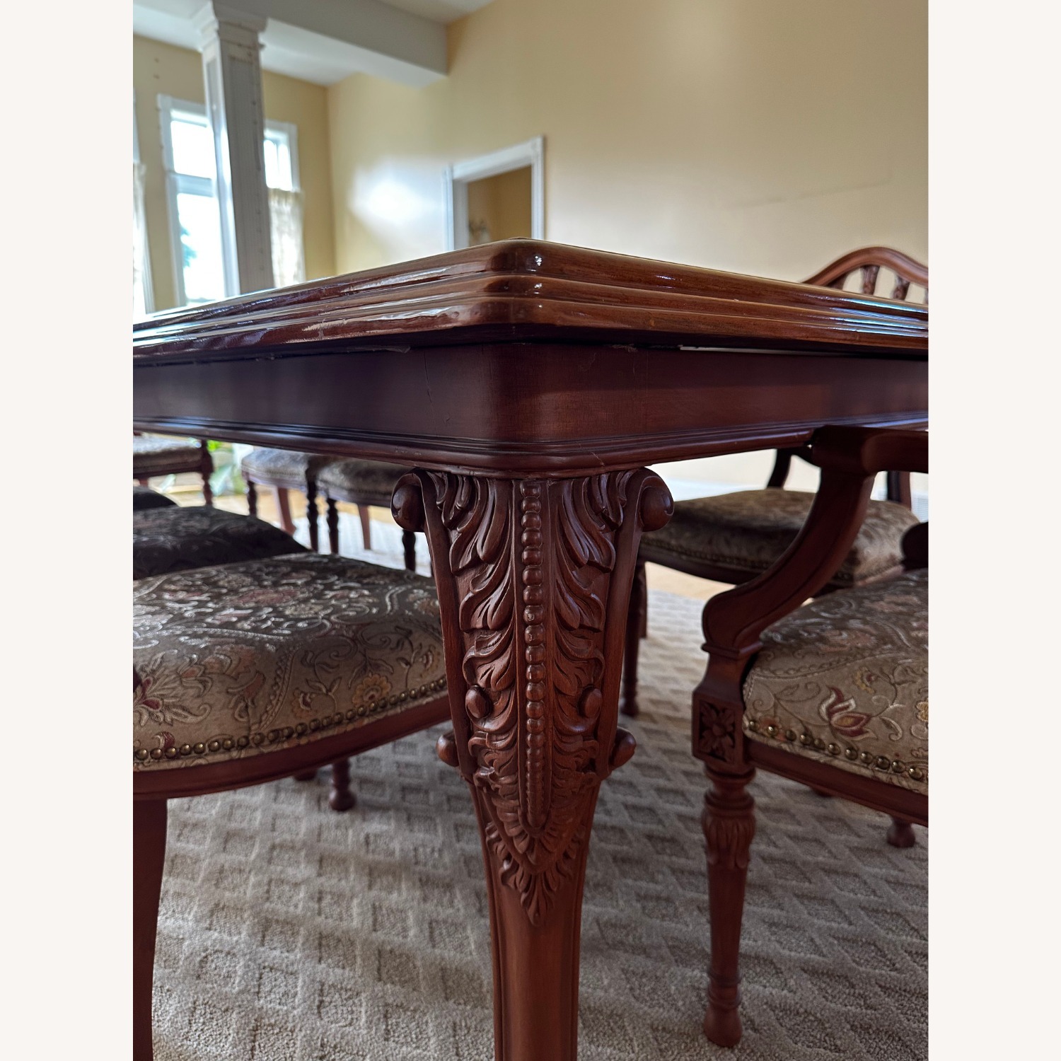 Artisan Teakwood 10-Seater Dining Table and Chairs - image-5