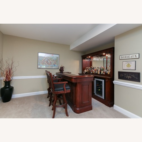 Used Classic Bar Set with Wine Cooler for sale on AptDeco