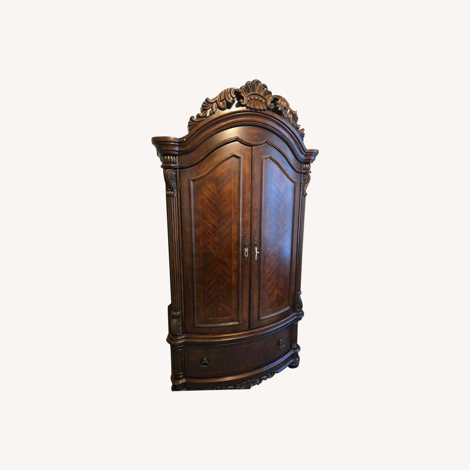 Mckinney Texas Wooden Armoire - image-0