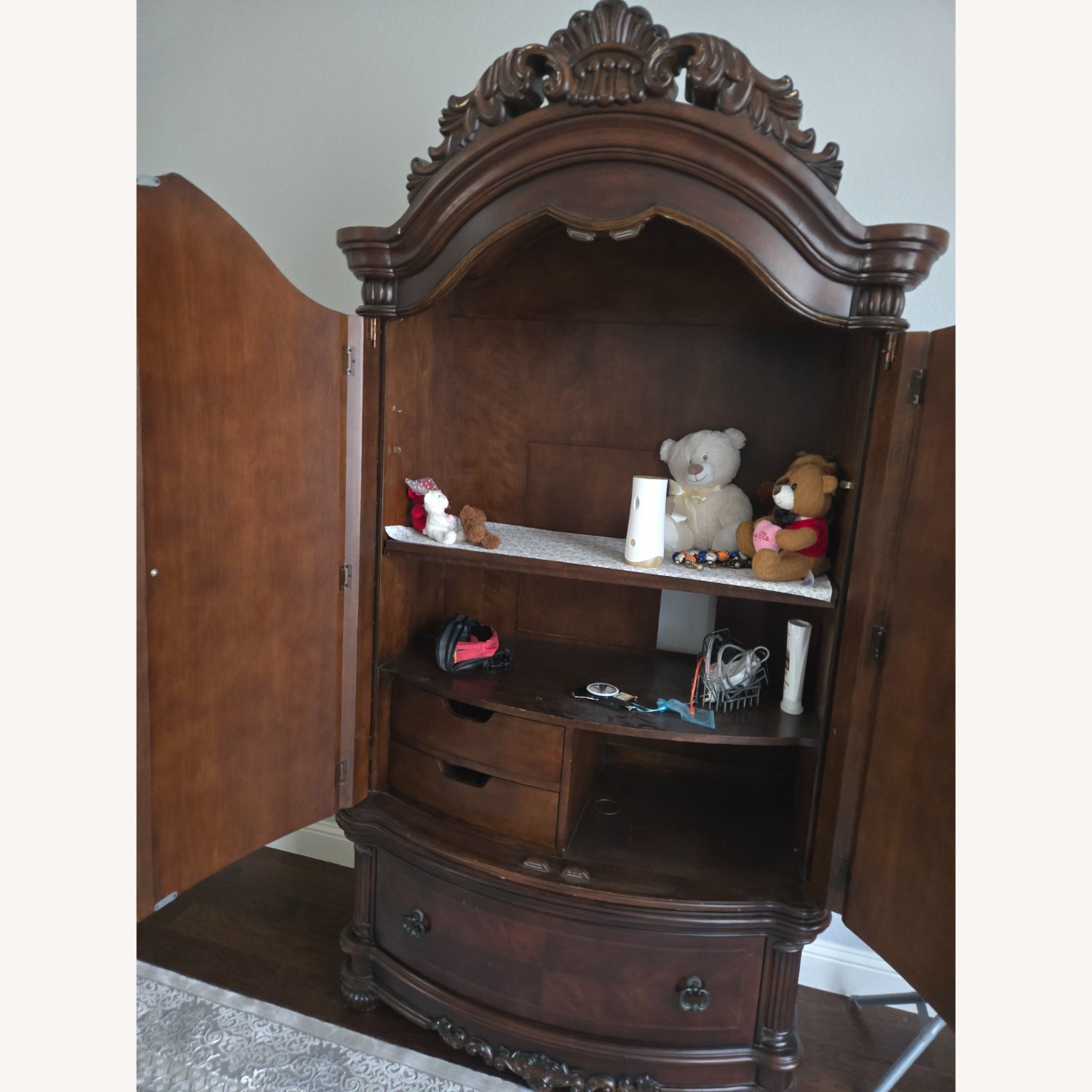 Mckinney Texas Wooden Armoire - image-5