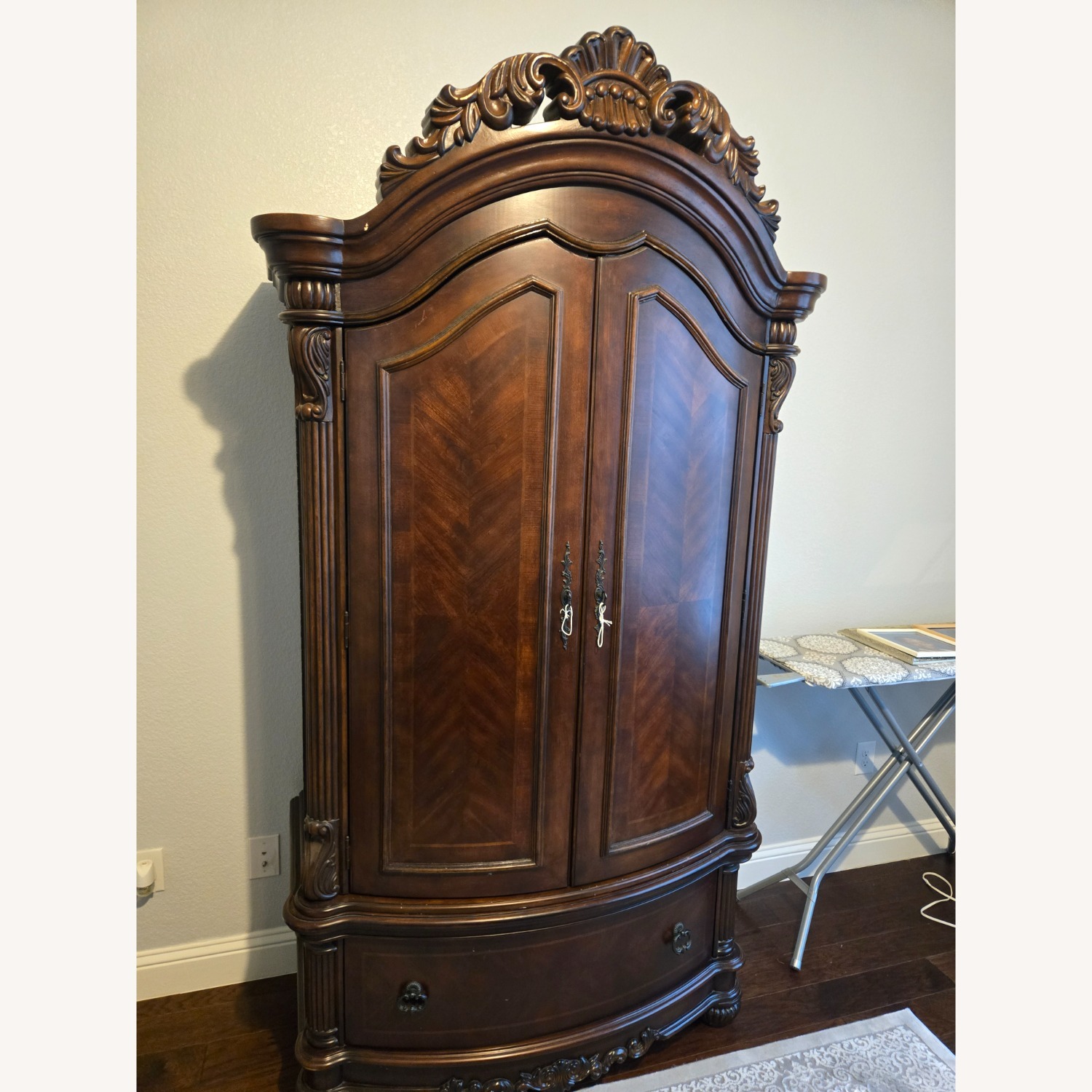 Mckinney Texas Wooden Armoire - image-1