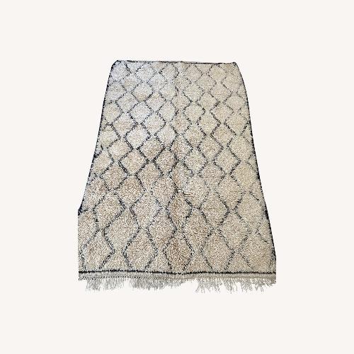 Used Vintage Moroccan Rug Beni Ourain  for sale on AptDeco