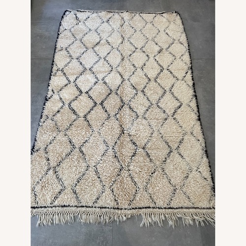 Used Vintage Moroccan Rug Beni Ourain  for sale on AptDeco