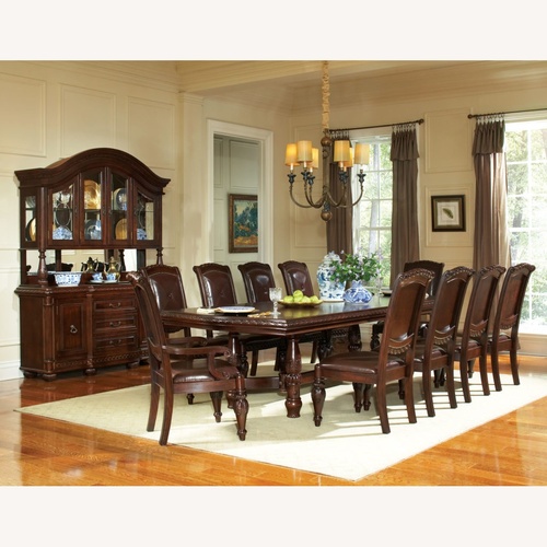 Used Steve Silver Co.Cherry Dining Set for sale on AptDeco