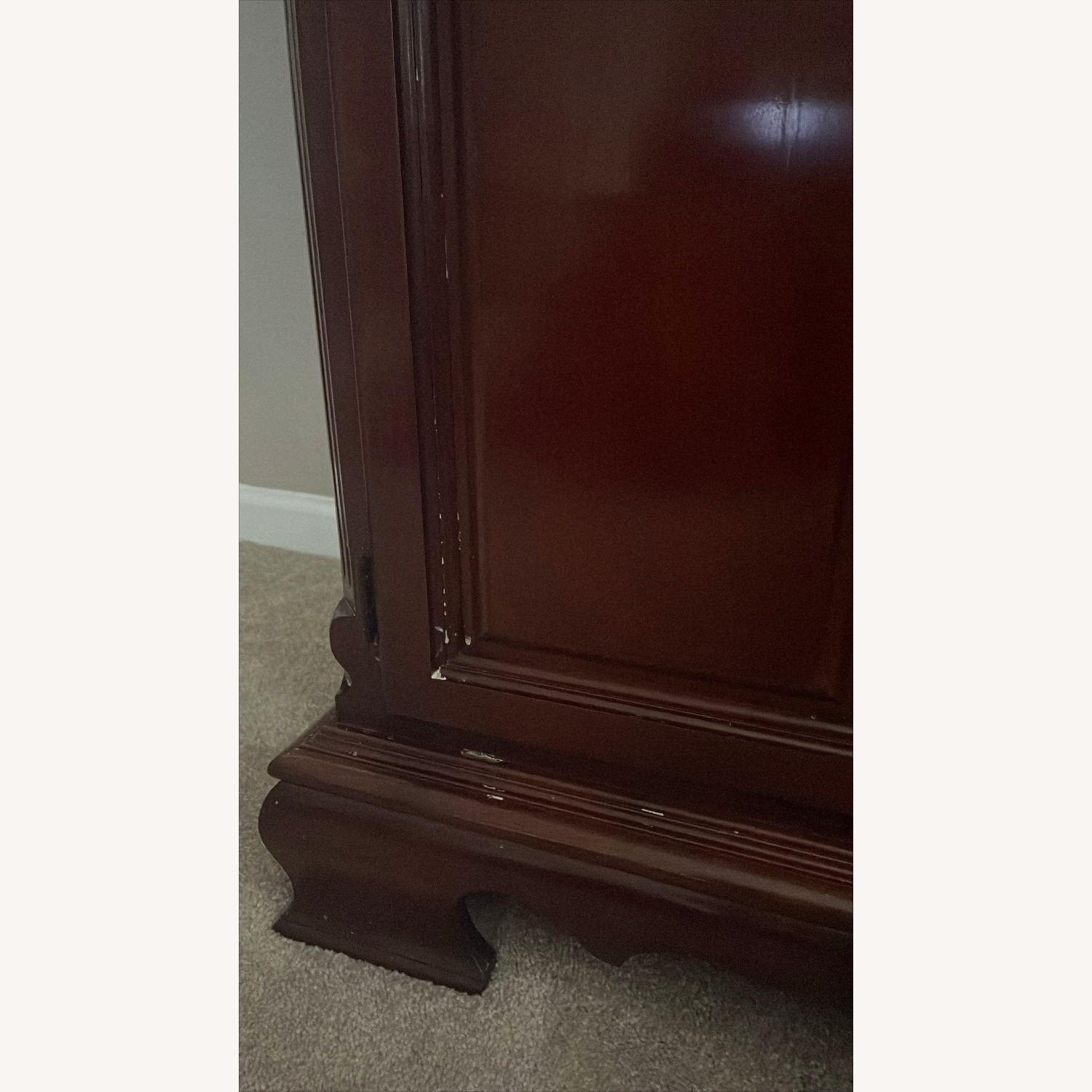 Dark Wood China Cabinet - image-5