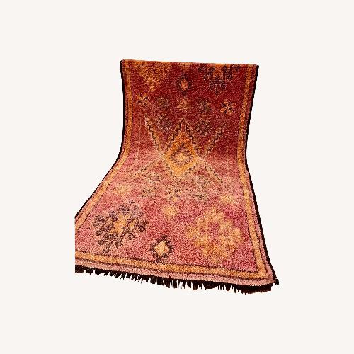 Used Vintage Soft Moroccan Rug for sale on AptDeco