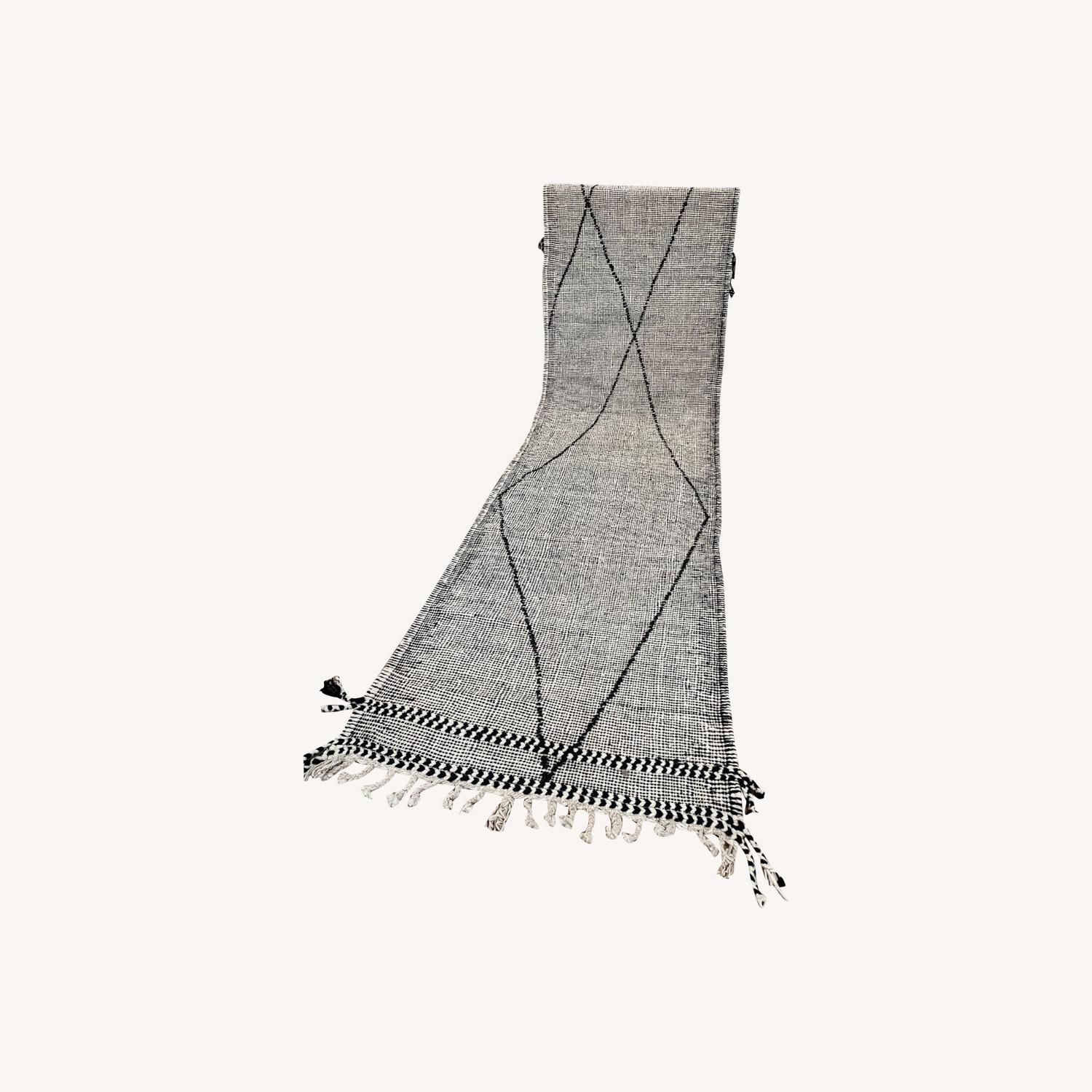 Moroccan Flatweave Runner - image-0
