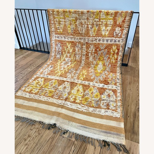 Used Vintage Moroccan Boujad Rug for sale on AptDeco