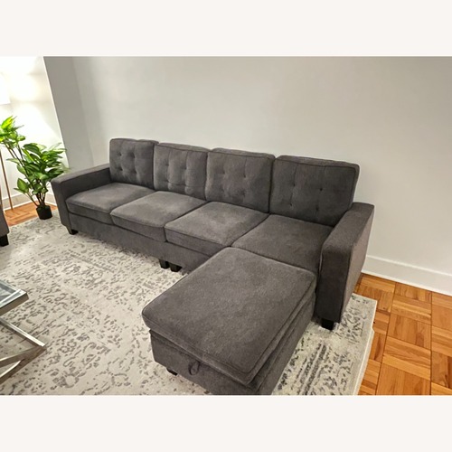 Used Dark Gray Sectional Sofa for sale on AptDeco