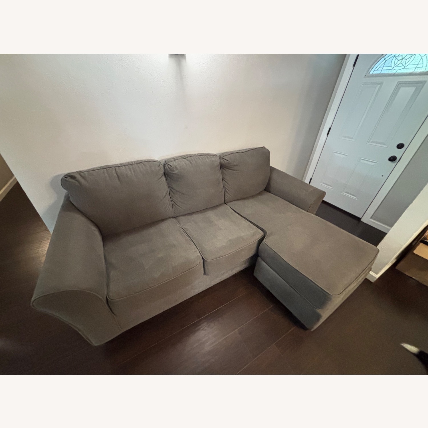 Dark Grey Sectional Sofa - image-3