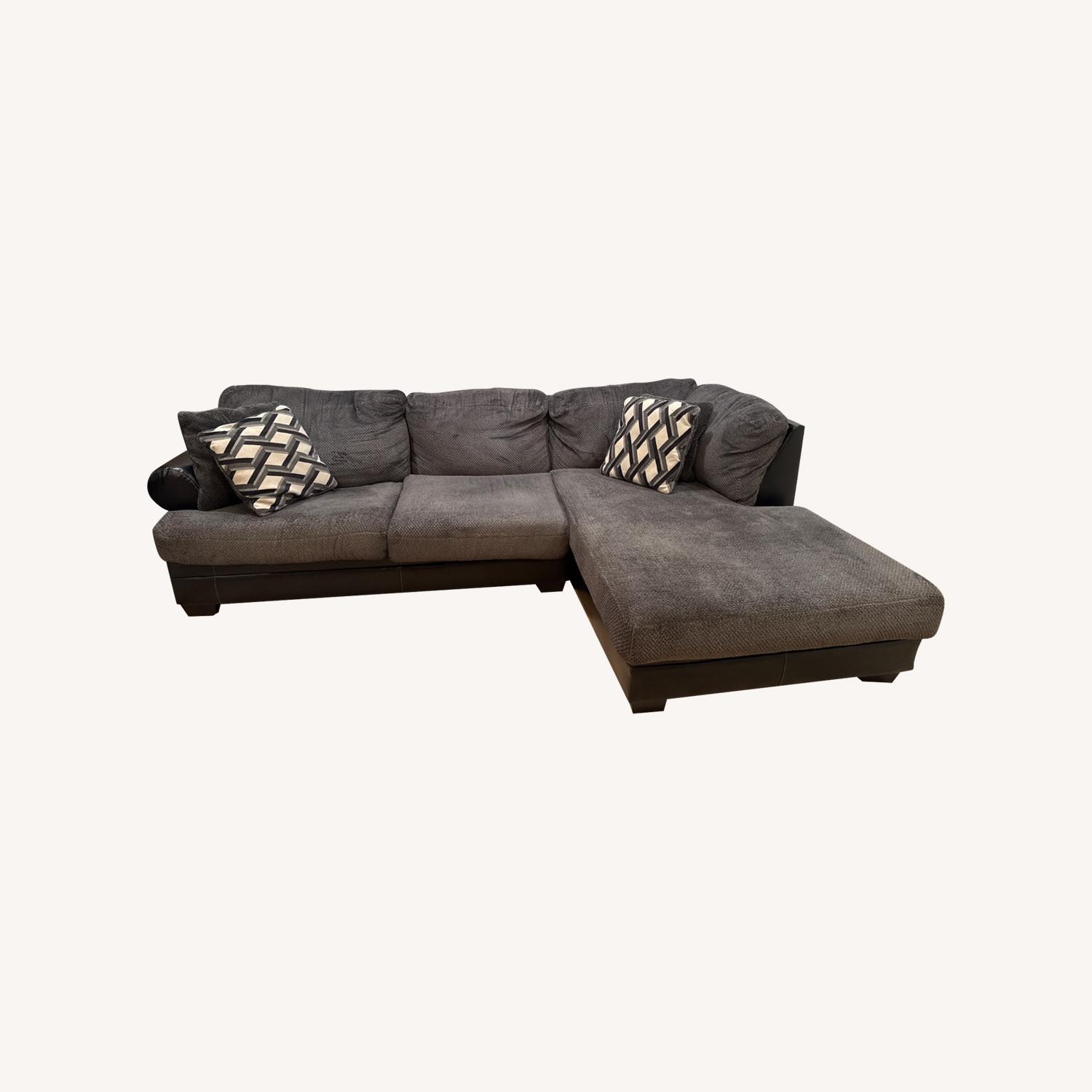 Ashley Furniture Black Sofa - image-0