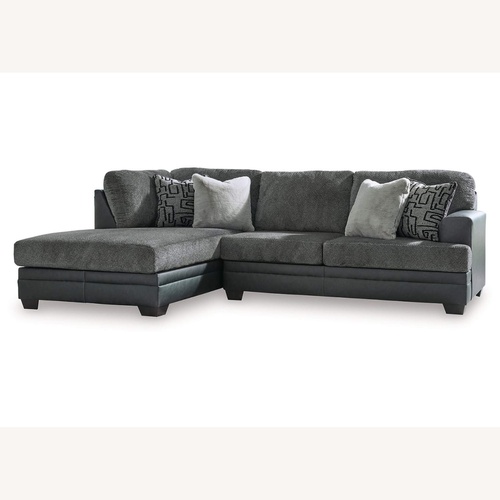 Used Ashley Furniture Black Sofa  for sale on AptDeco