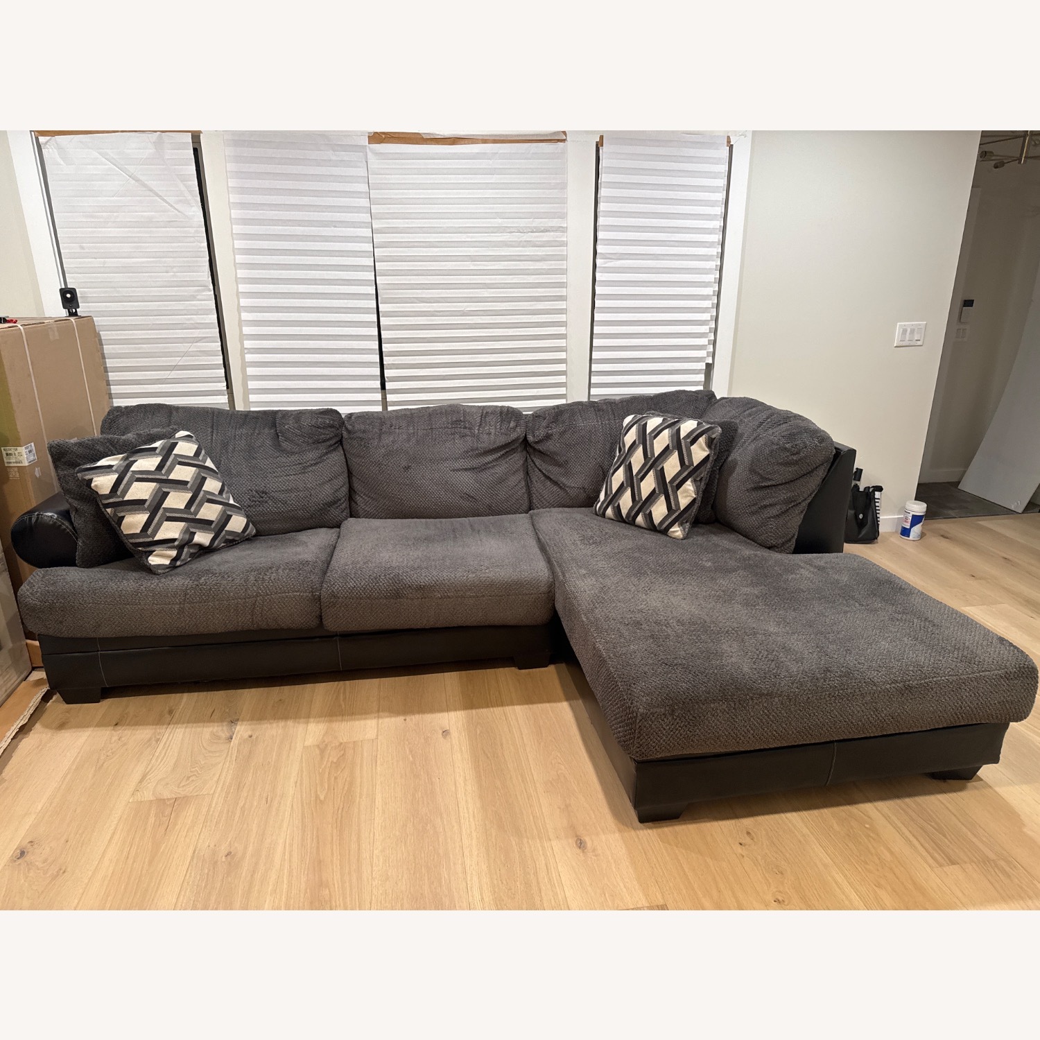 Ashley Furniture Black Sofa - image-1