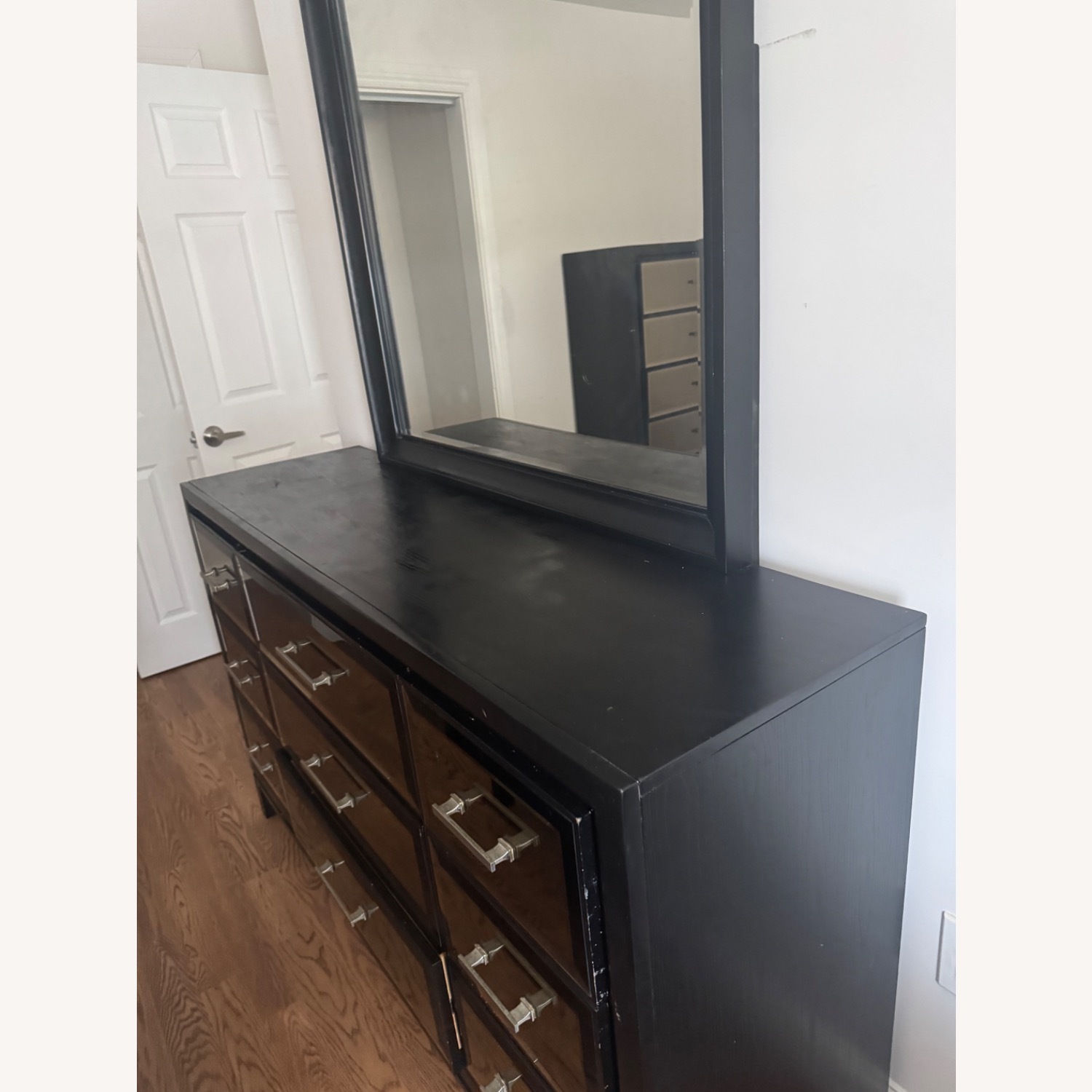 Wood Dresser With Mirror - image-2