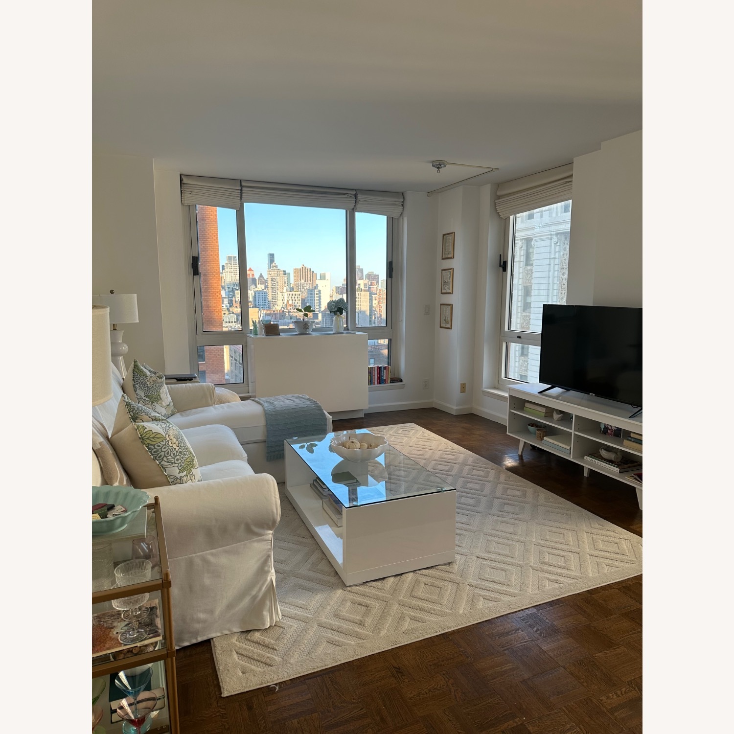 IKEA Uppland White Sofa with Chaise  - image-4