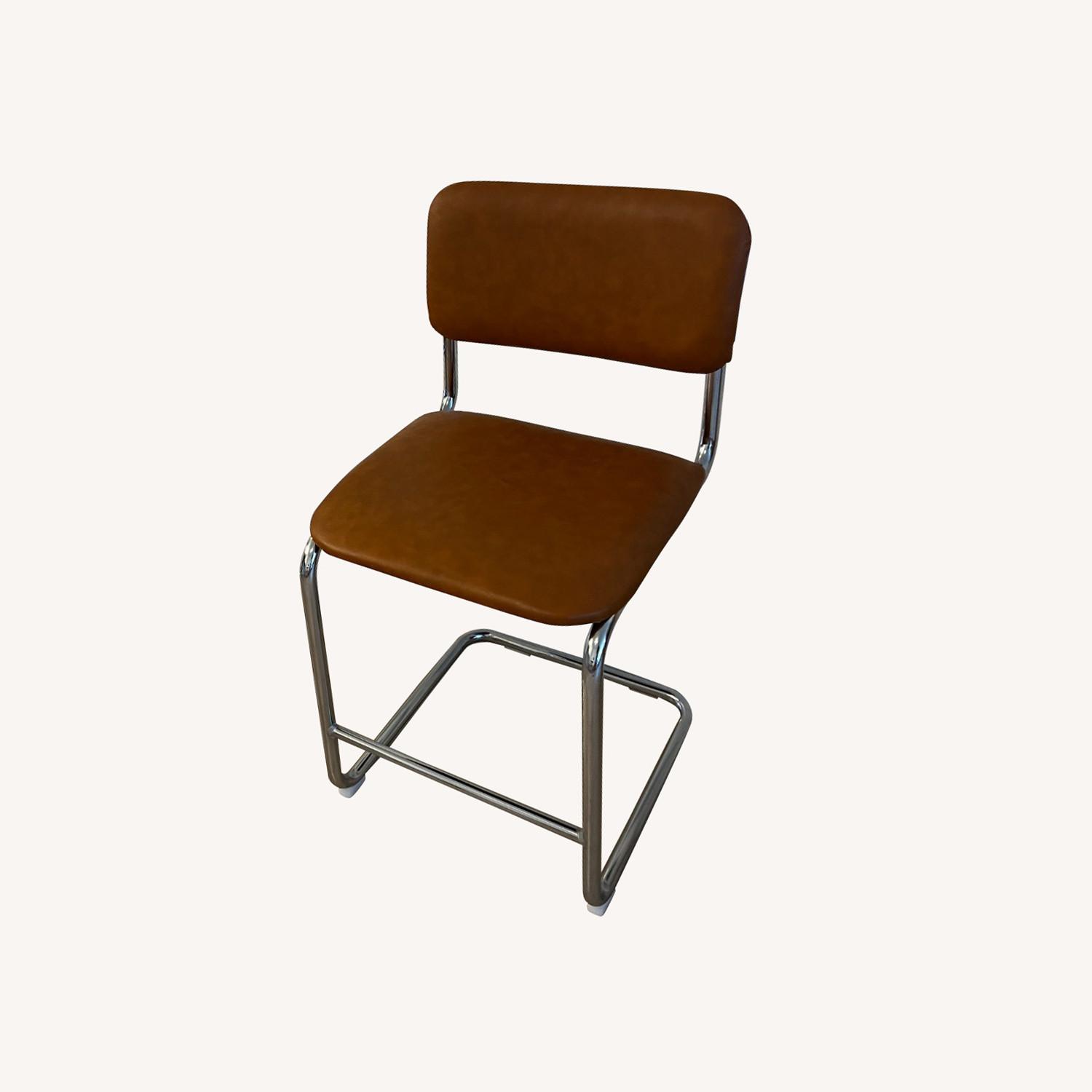 Bed Bath & Beyond Hayward Vegan Leather Counter Height Stool x2 - image-0