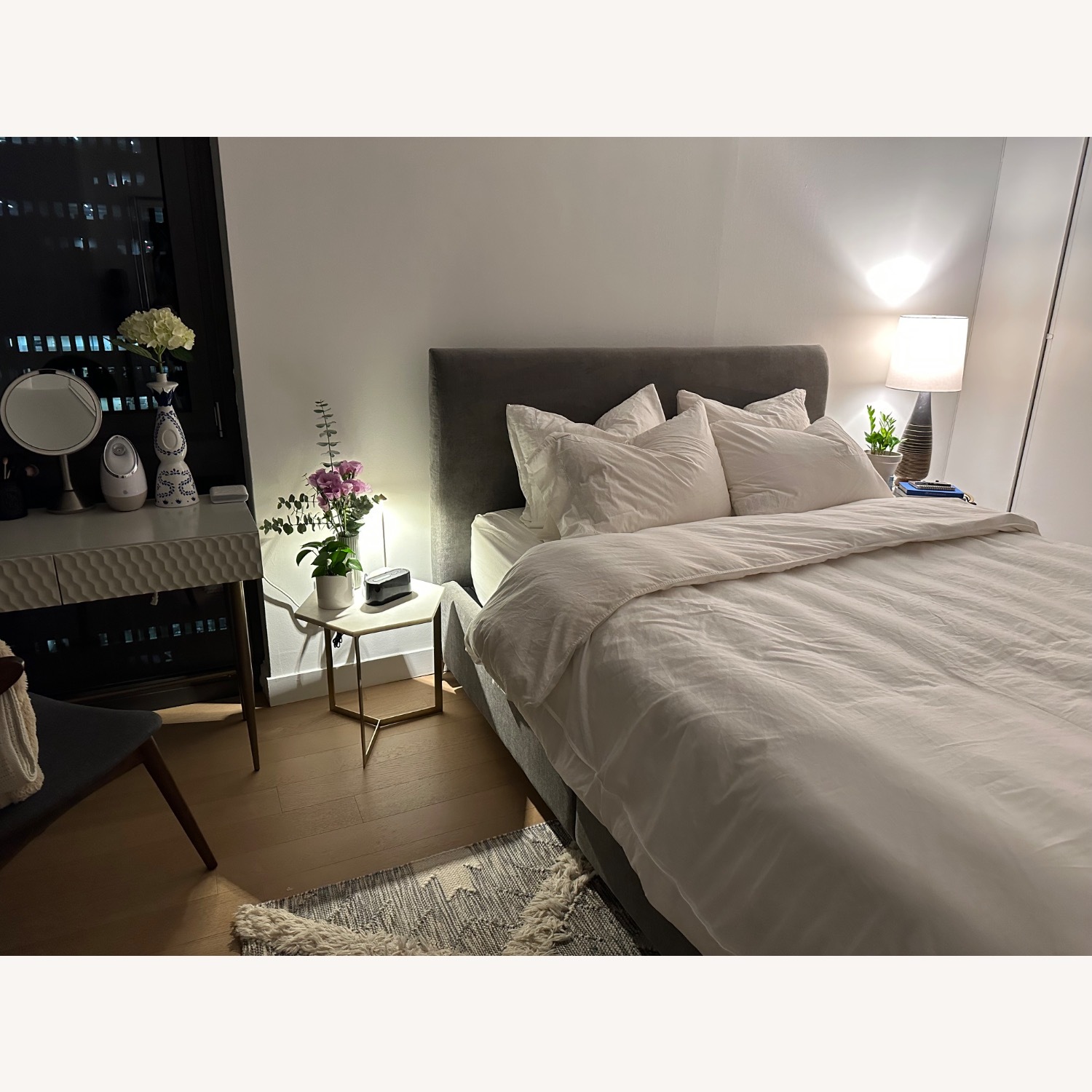 West Elm Andes Bed w Storage Drawers - image-2