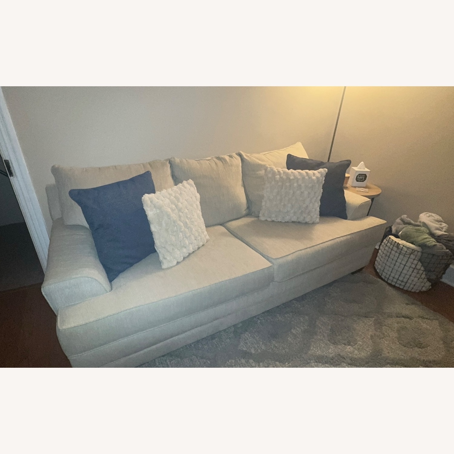 2-Seater Beige Couch - image-2