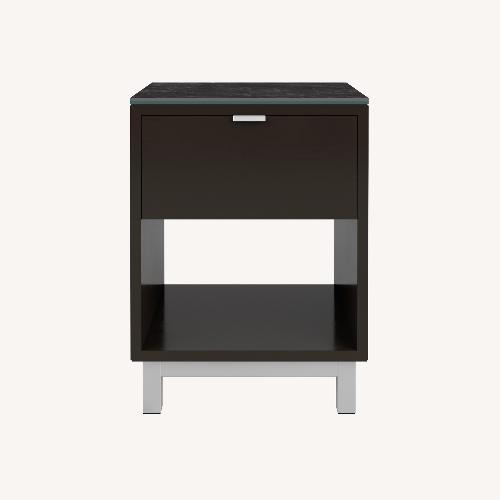 Used Room & Board Black Nightstands W Drawer & Storage for sale on AptDeco