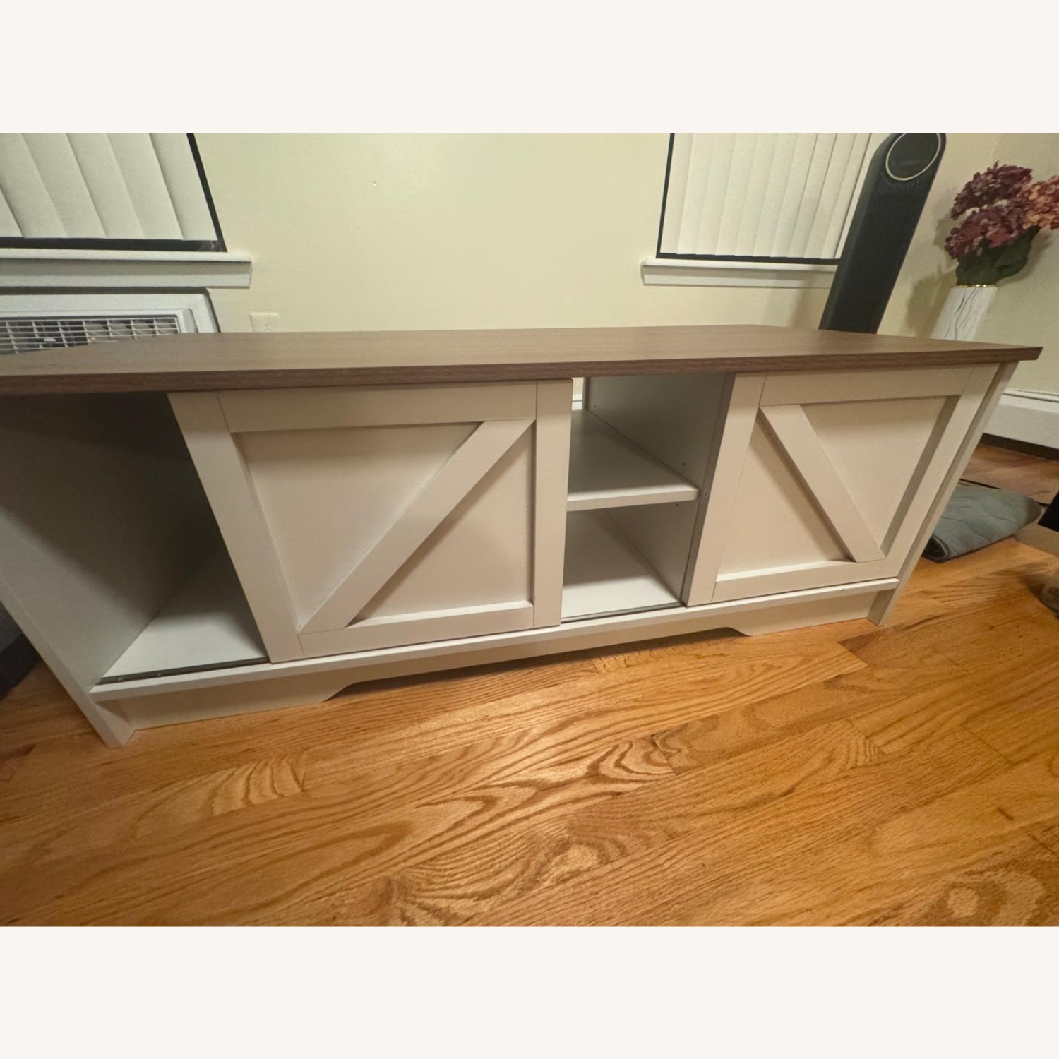 Amazon Vonluce Coffee Table with Sliding Barn Doors  - image-7